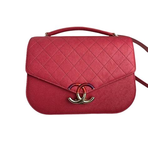 chanel coco cuba flap bag|CHANEL Coco Cuba CC Flap Caviar Leather Red GHW – Bag .